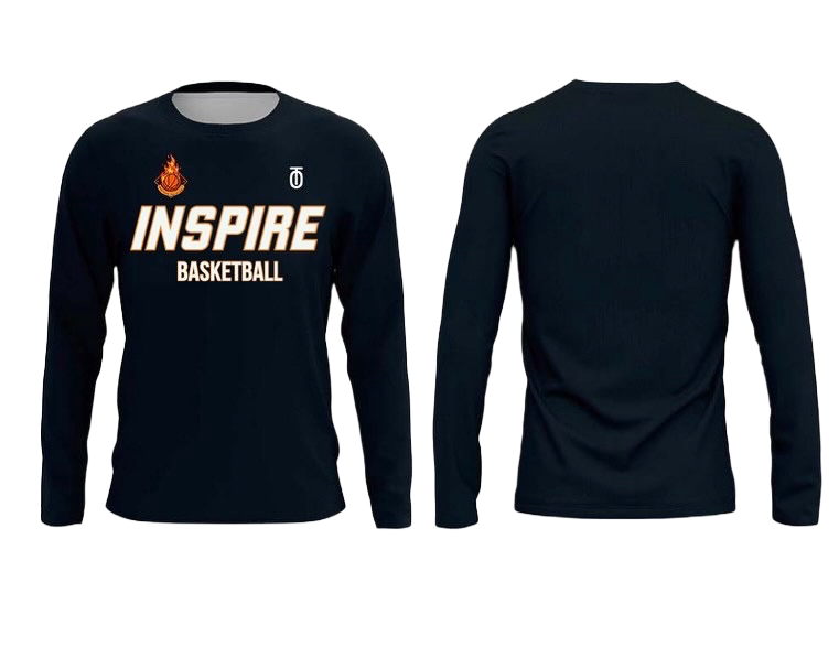 Inspire Hoops dri-fit long sleeve shirt and joggers set featuring moisture