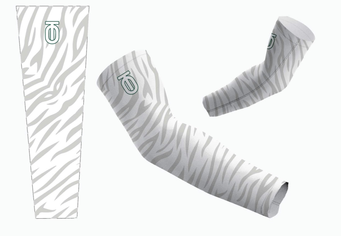 Jackson-Reed T&F striped team sleeves by Take One Sportswear with bold athletic lines, compression