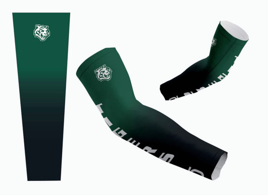 Jackson-Reed T&F ombre team sleeves by Take One Sportswear featuring gradient design, compression support, and school pride for track athletes