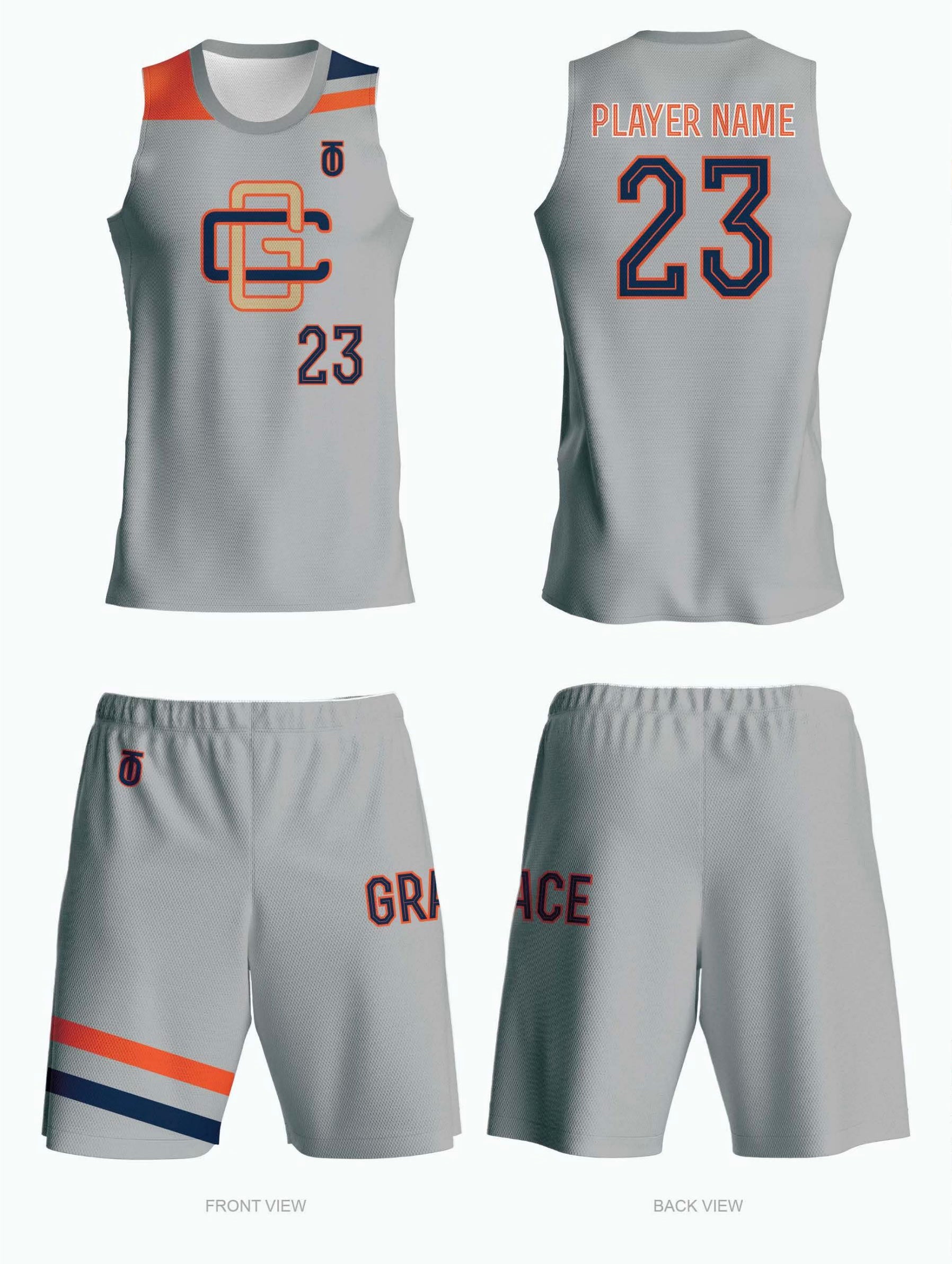Clinton Grace junior varsity team order including custom sports uniforms and apparel designed for comfort, durability, and team unity