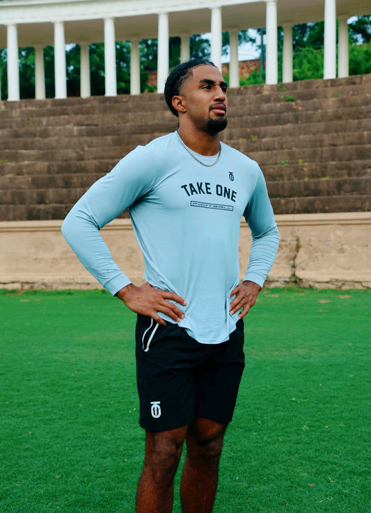 Take One Sportswear Strike Shorts designed for athletic performance featuring lightweight, breathable fabric ideal for training and competition