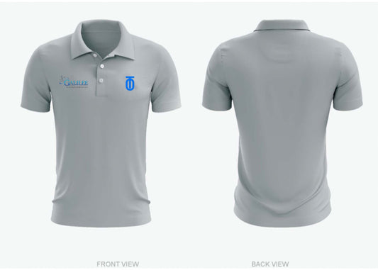 Galilee Basketball Team Coaches Polos in moisture-wicking fabric with embroidered team logo, designed for comfort and professional coaching appearance