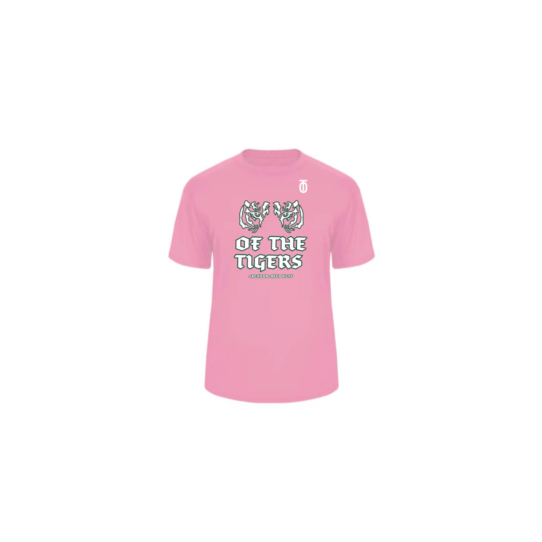 Jackson-Reed T&F Eye of the Tiger performance tee by Take One Sportswear inspired by intensity and built for peak athletic performance