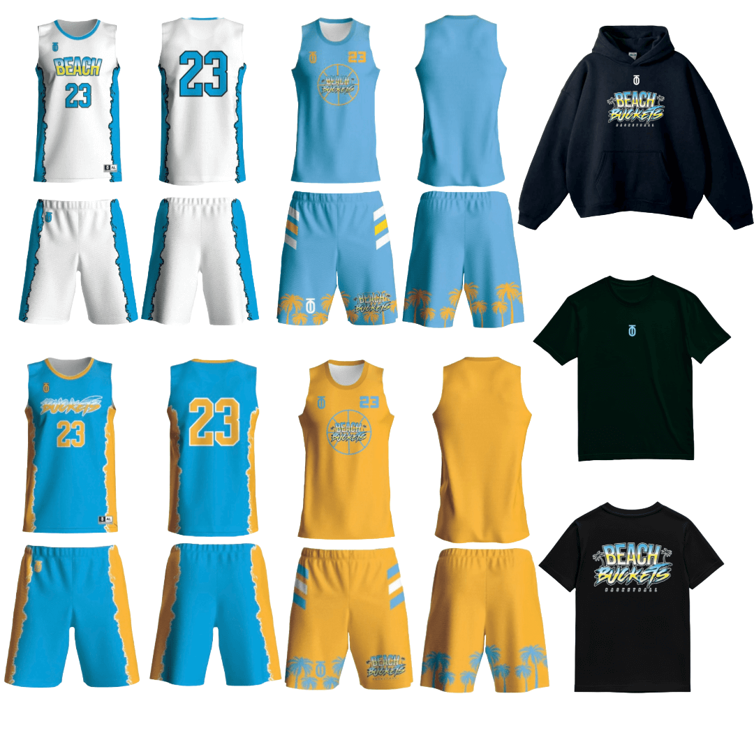 Beach Buckets Middle School Newcomer Package by Take One Sportswear designed to equip young athletes with custom starter gear