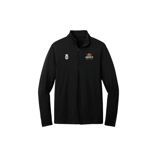 Maryland Knights long sleeve quarter zip by Take One Sportswear combining warmth and team style