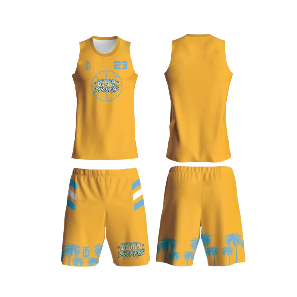 Beach Buckets practice uniform by Take One Sportswear designed for training comfort and durability