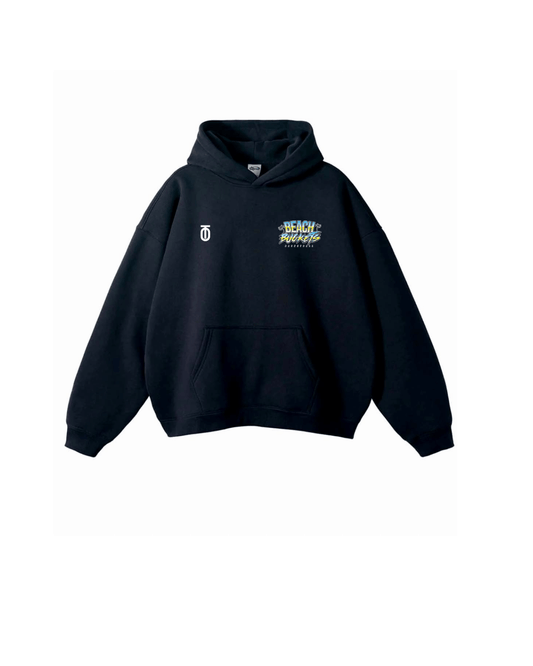 Beach Buckets basketball alternate team hoodie by Take One Sportswear featuring bold design and comfortable fit