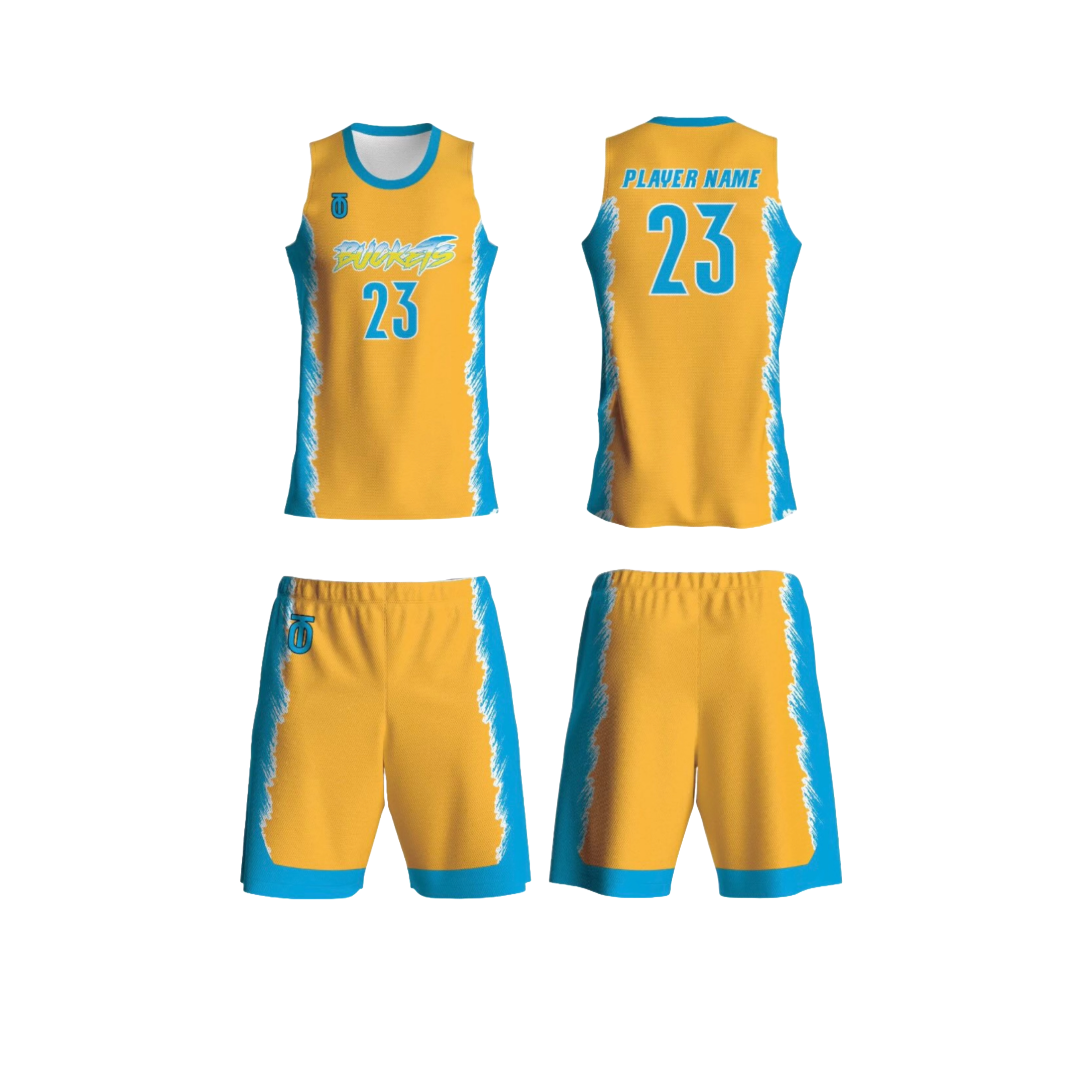 Beach Buckets high school team uniform by Take One Sportswear designed for competitive play and school pride