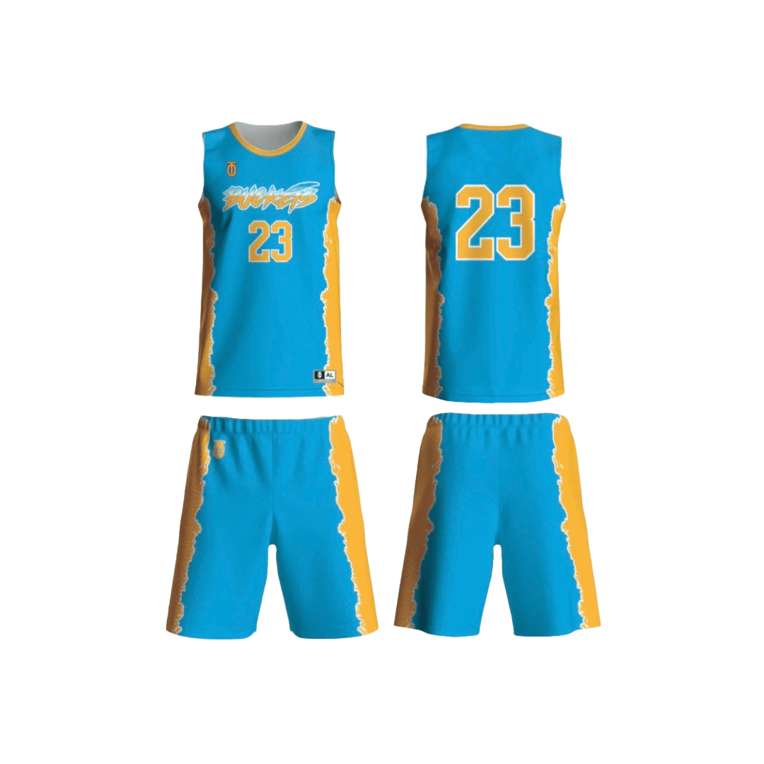 Beach Buckets basketball middle school team uniform by Take One Sportswear designed for durability and school pride