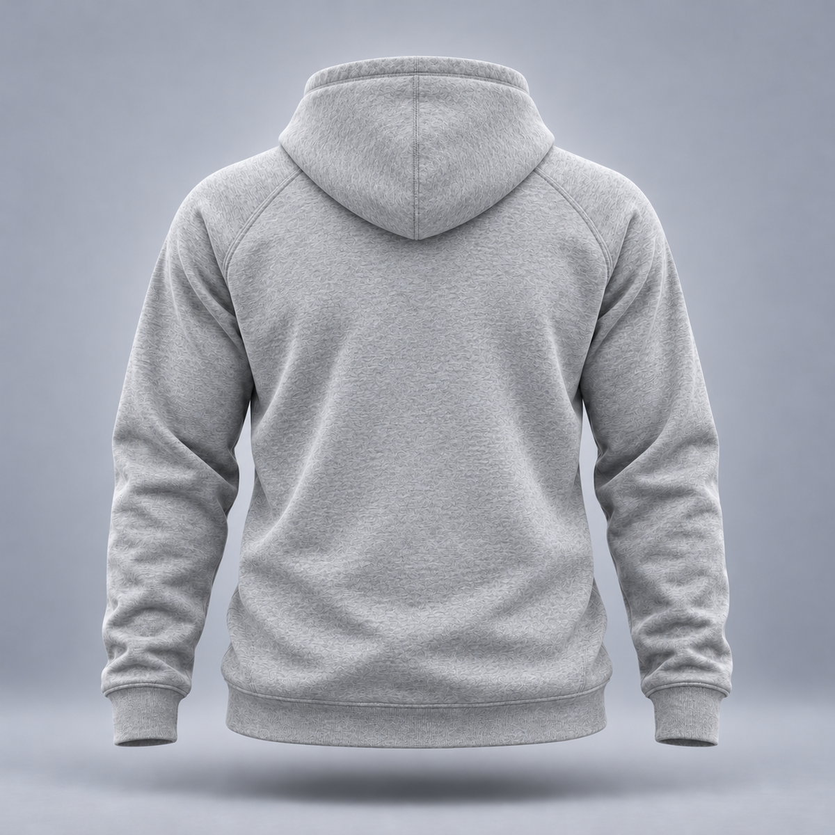 Take One Sportswear Essential Pullover Hoodie ā back view showing the clean rear silhouette and matching garment construction.