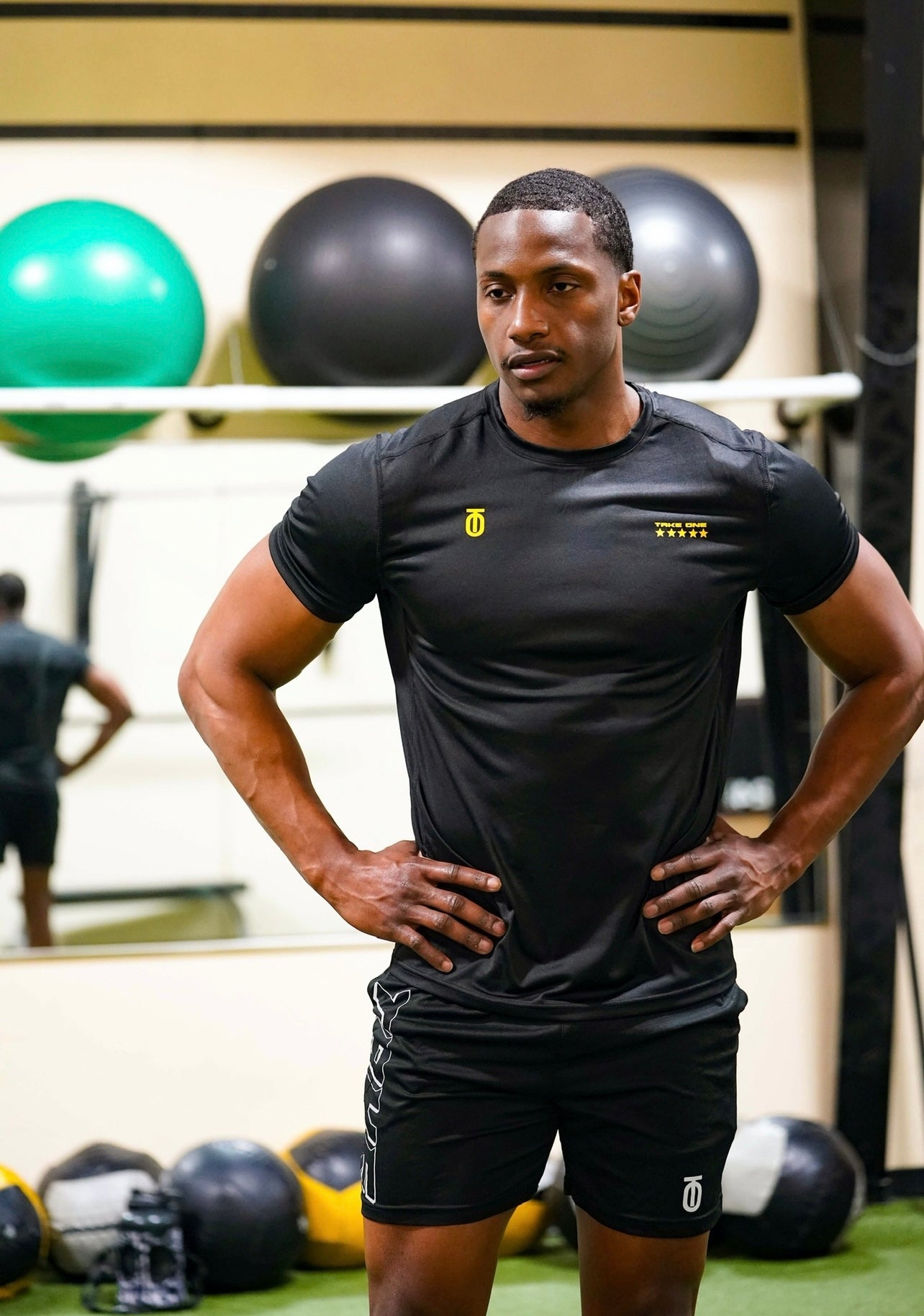 Take One Flex-Challenger Shorts featuring lightweight, quick-dry fabric with an athletic fit and elastic waistband for maximum mobility