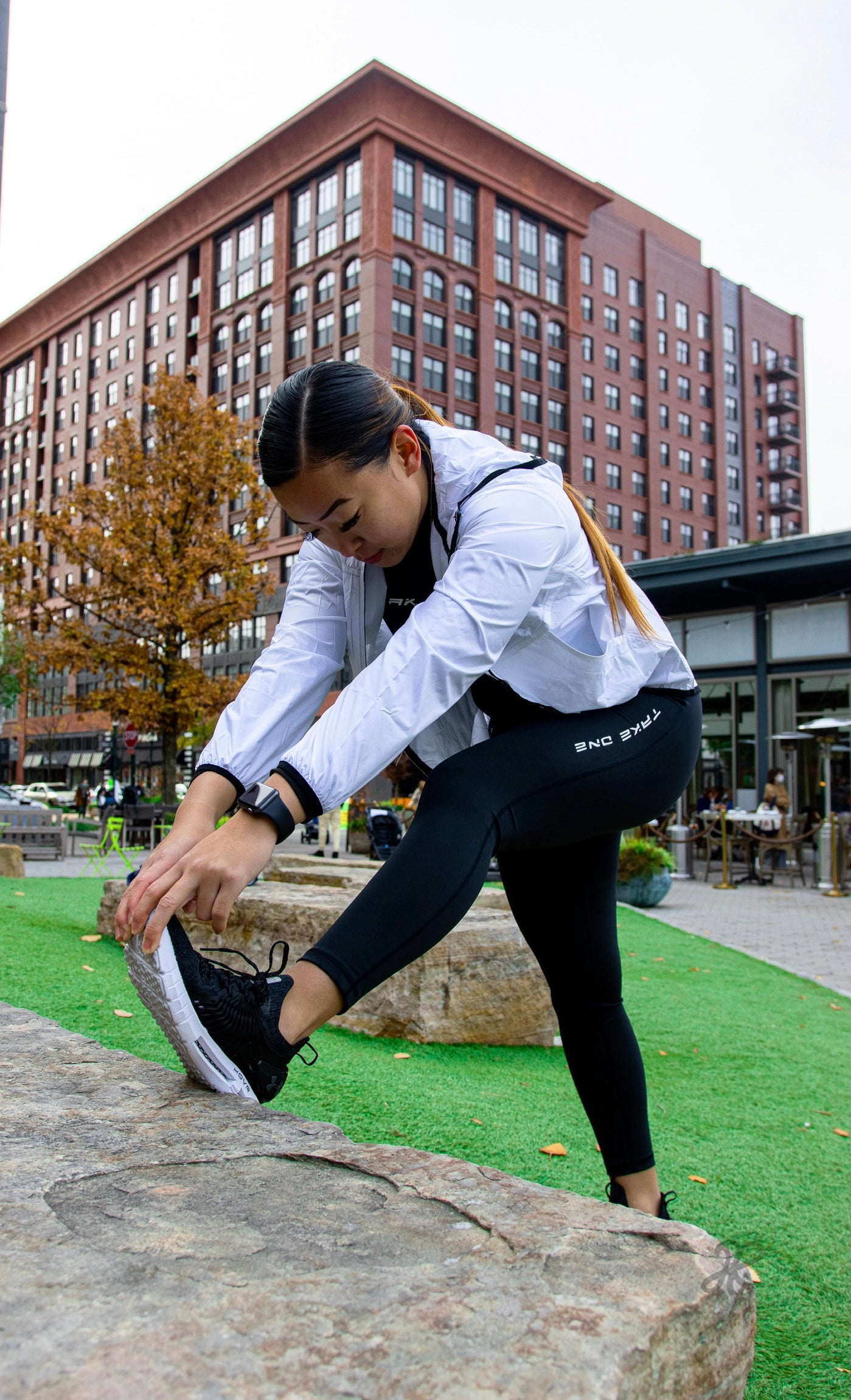 Take One Athena Leggings featuring high-waist design, four-way stretch fabric, and moisture-wicking technology for optimal support and performance