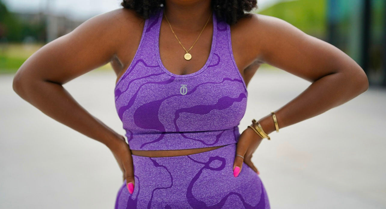 Take One Honor Bra with high support, moisture-wicking fabric, and adjustable straps designed for intense workouts