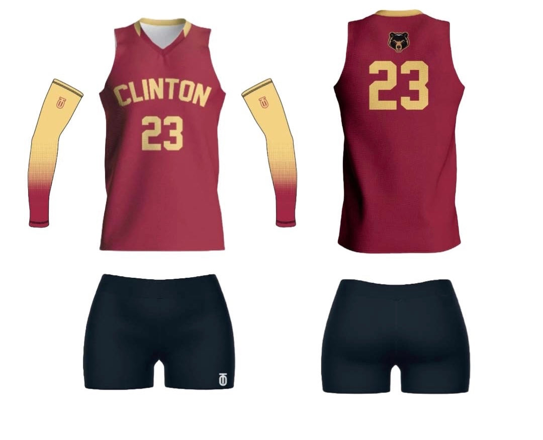 Clinton College Varsity Team Warm Up + Bookbag Bundle