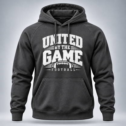 Take One Sportswear Football Training Hoodie in charcoal grey, front view showing the signature branding and athletic silhouette.