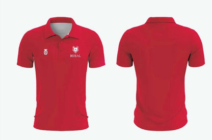 Ideal School dri-fit polo shirt featuring moisture-wicking fabric, breathable design, and tailored fit for comfort and performance in school or sports settings