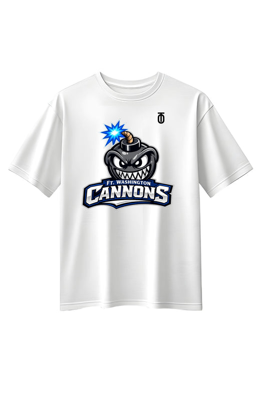 Fort Washington Cannons Team Tee — White