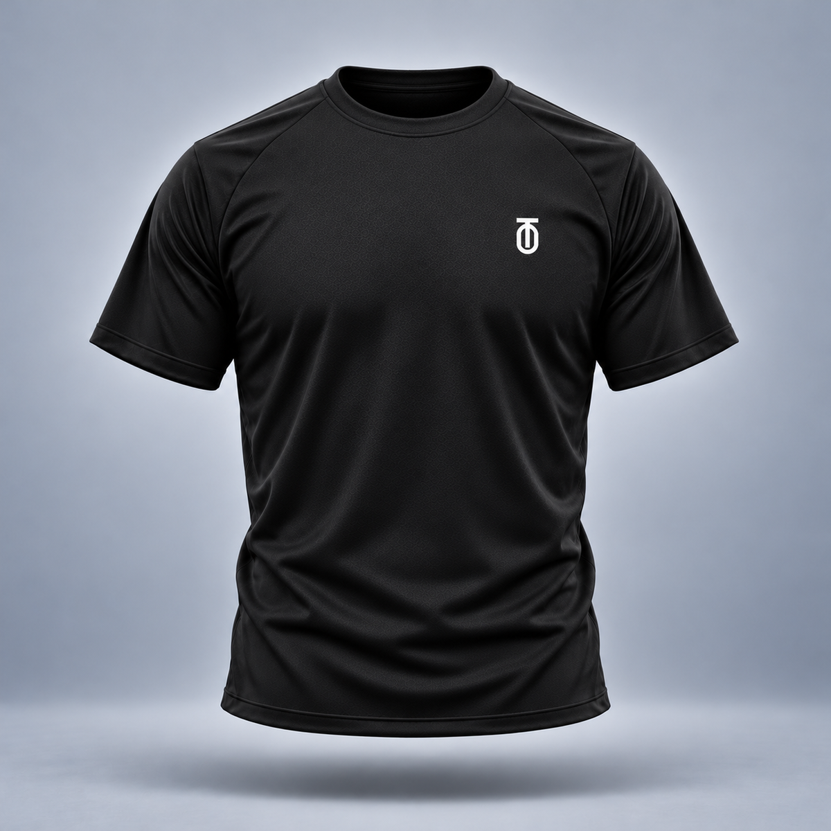 Take One Sportswear Bring The Pressure Graphic Tee — front view showing a small white TO monogram at the left chest.