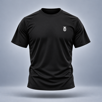 Take One Sportswear Bring The Pressure Graphic Tee — front view showing a small white TO monogram at the left chest.