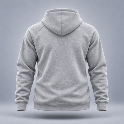 Take One Sportswear Essential Pullover Hoodie — back view showing the clean rear silhouette and matching garment construction.