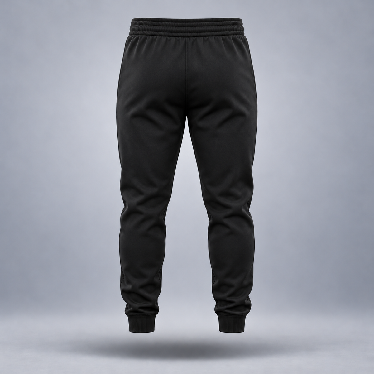 Take One Sportswear Essential Travel Joggers — back view showing the clean rear silhouette and matching garment construction.