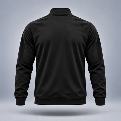Take One Sportswear Full-Zip Warm-Up Jacket — back view showing the clean rear silhouette and matching garment construction.