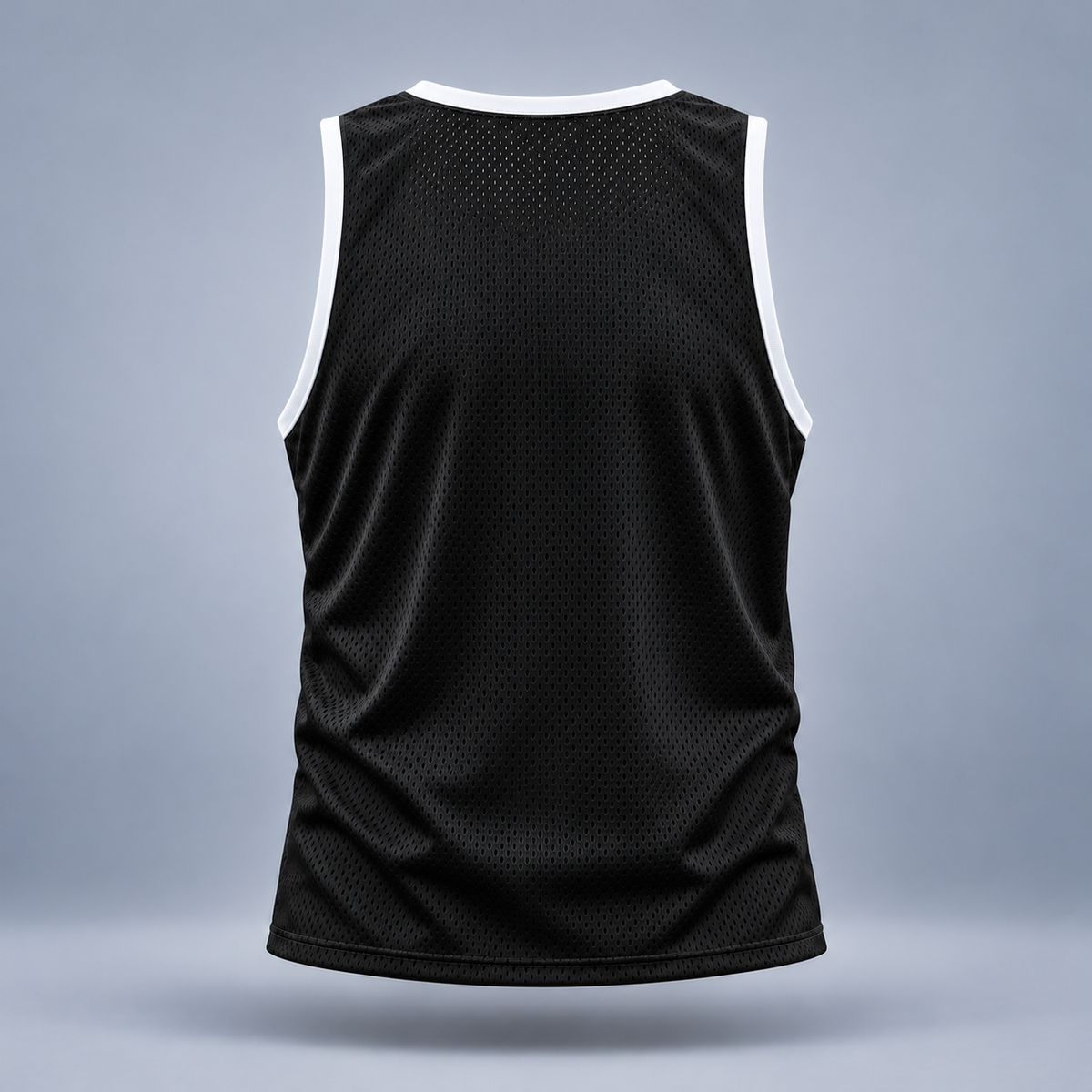 Take One Sportswear Lacrosse Mesh Practice Pinnie — back view showing the clean rear silhouette and matching garment construction.